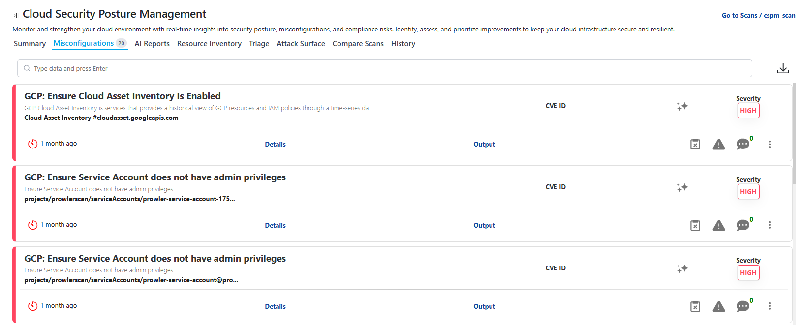 misconfigurations-list